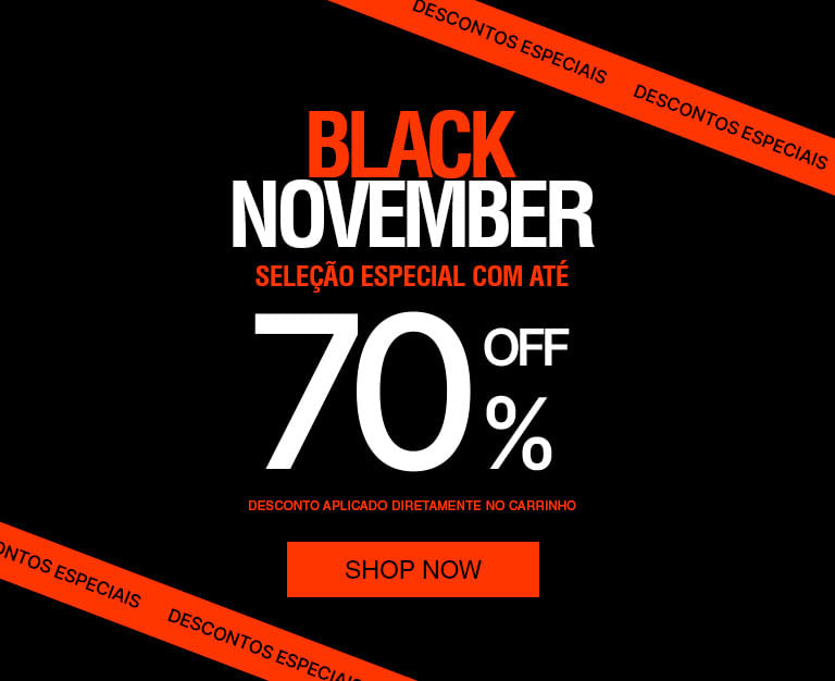 Black Friday até 70%OFF